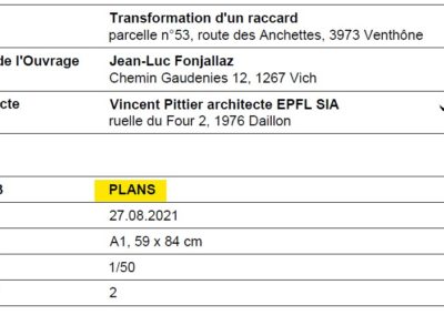 Plans par étage