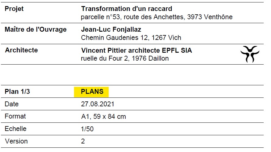 Plans par étage